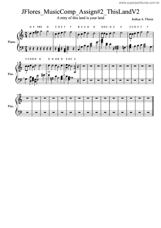 Partitura da música Jflores_Musiccomp_Harmony_Assignment2_Thisland