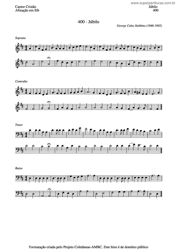 Partitura da música Júbilo v.5