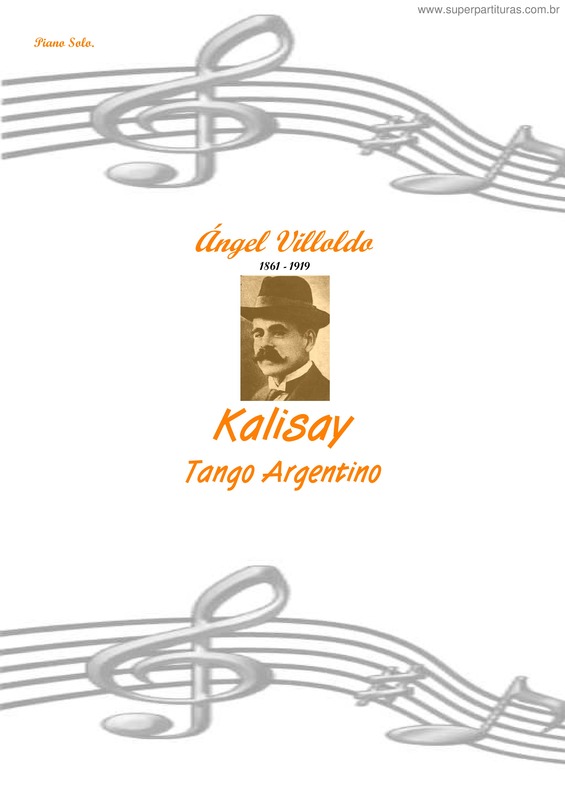 Partitura da música Kalisay