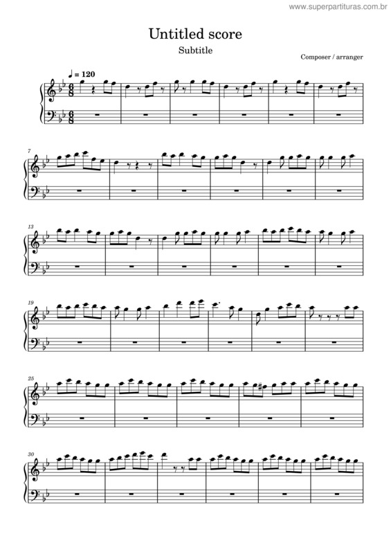 Partitura da música Katchi Sera