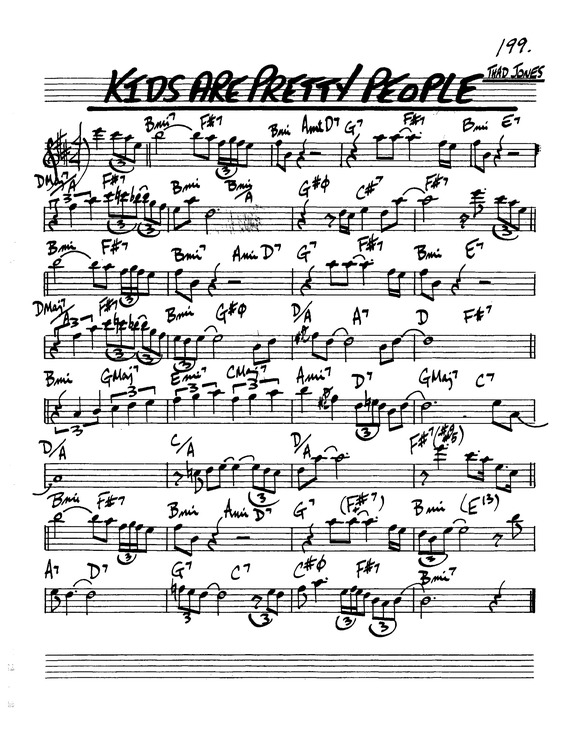 Partitura da música Kid Are Pretty People