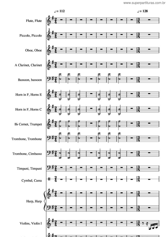 Partitura da música La Forza Del Destino