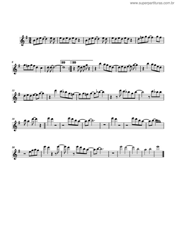 Partitura da música Lanca Perfume v.4