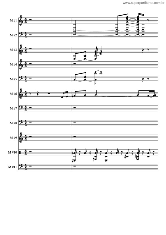 Partitura da música Lanterna Dos Afogados v.9