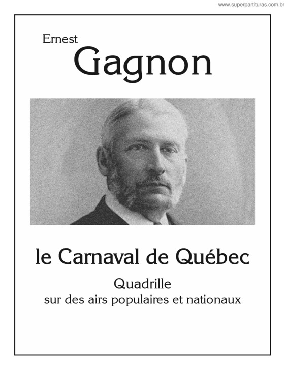 Partitura da música Le Carnaval De Québec