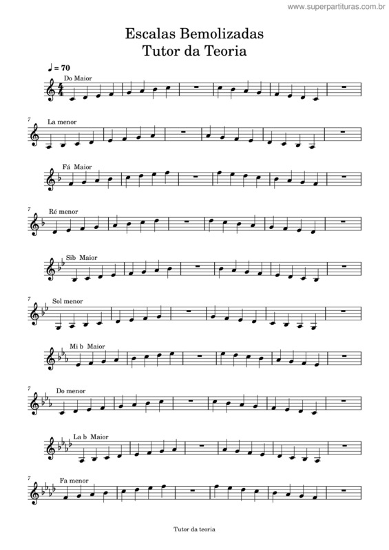 Partitura da música Lição v.10