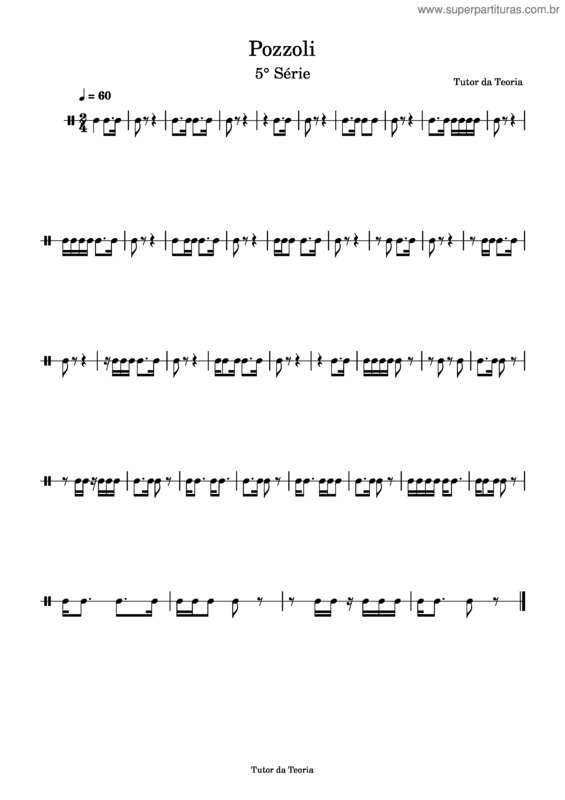 Partitura da música Lição v.12