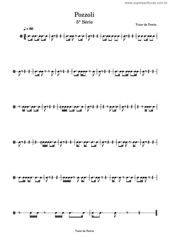 Partitura da música Lição v.3