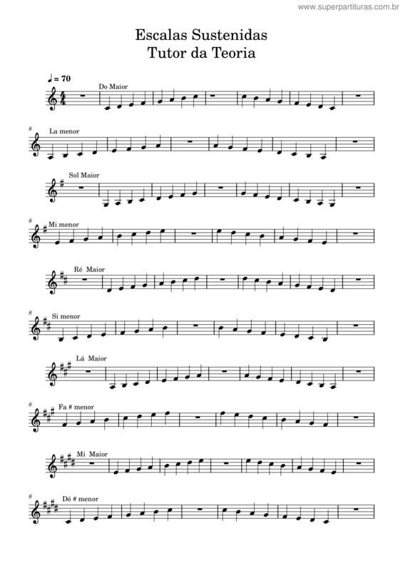 Partitura da música Lição v.9