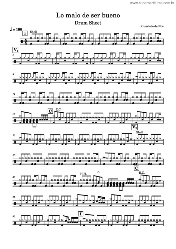 Partitura da música Lo Malo De Ser Bueno