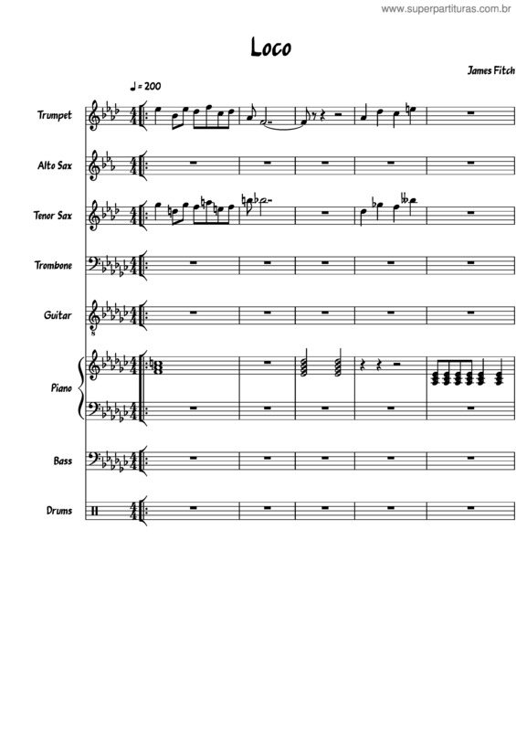 Partitura da música Loco v.4