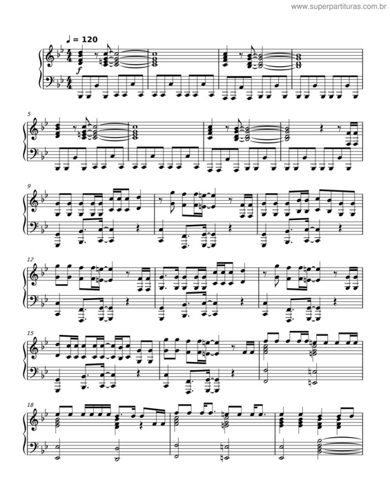 Partitura da música Loco_Legs