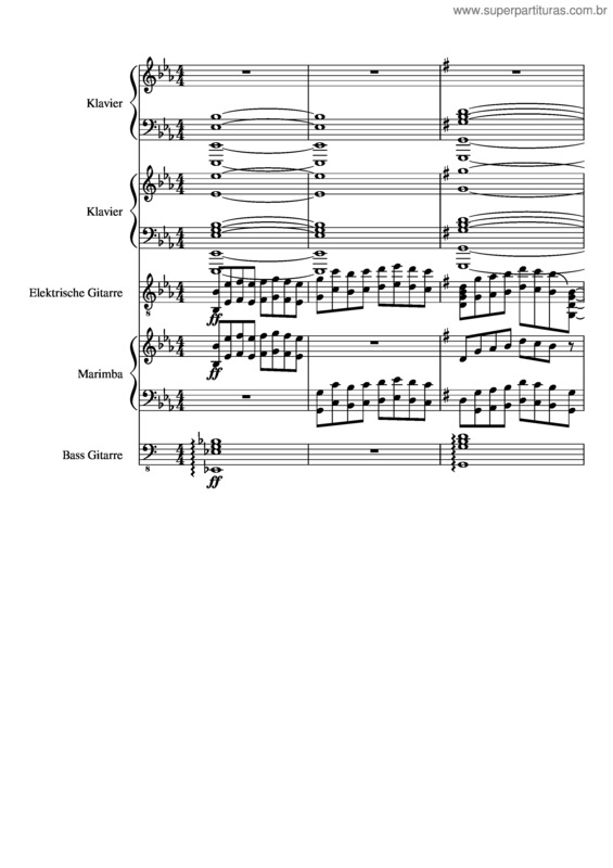 Partitura da música Logo