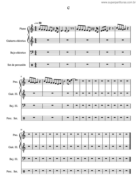 Partitura da música Los Mejores Dias