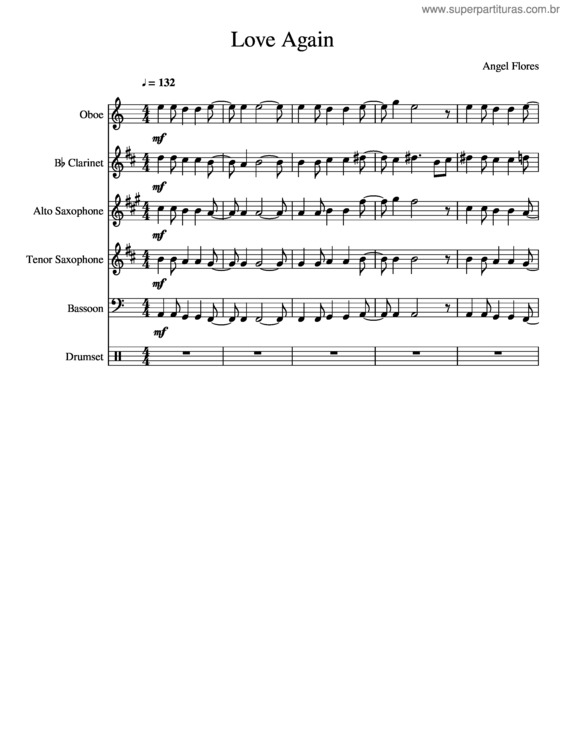 Partitura da música Love Again