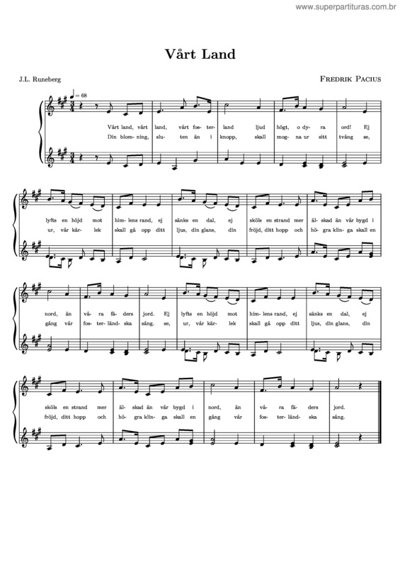 Partitura da música Maamme v.2