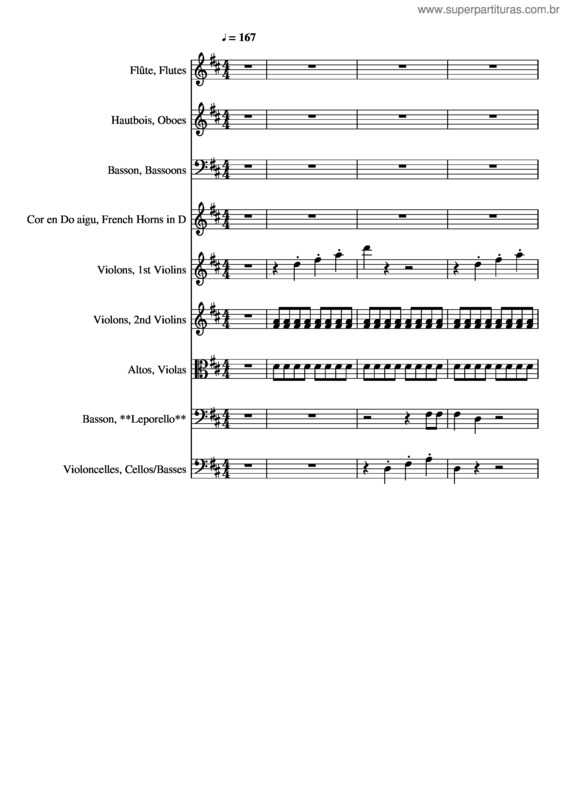 Partitura da música Madamina, Il Catalogo È Questo