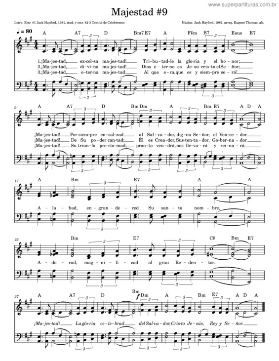 Partitura da música Majesty v.6