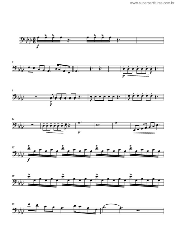 Partitura da música Maranata É O Grito Cello