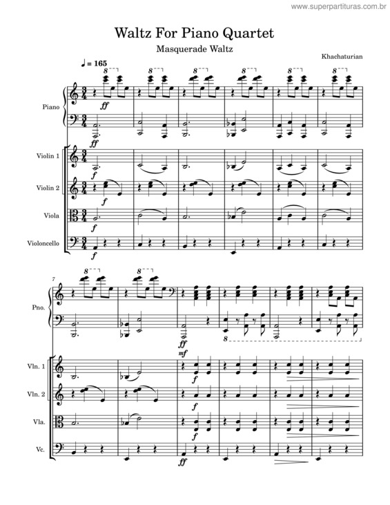 Partitura da música Masquerade v.15