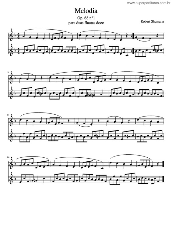 Partitura da música Melodia v.3