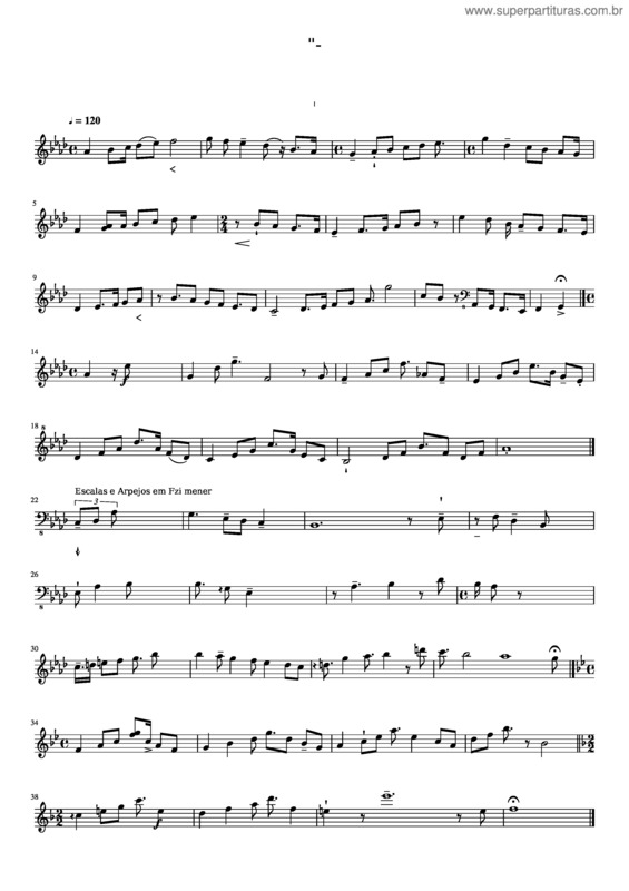 Partitura da música Metodo Pratico Saxofone Almeida Dias Pdf Io