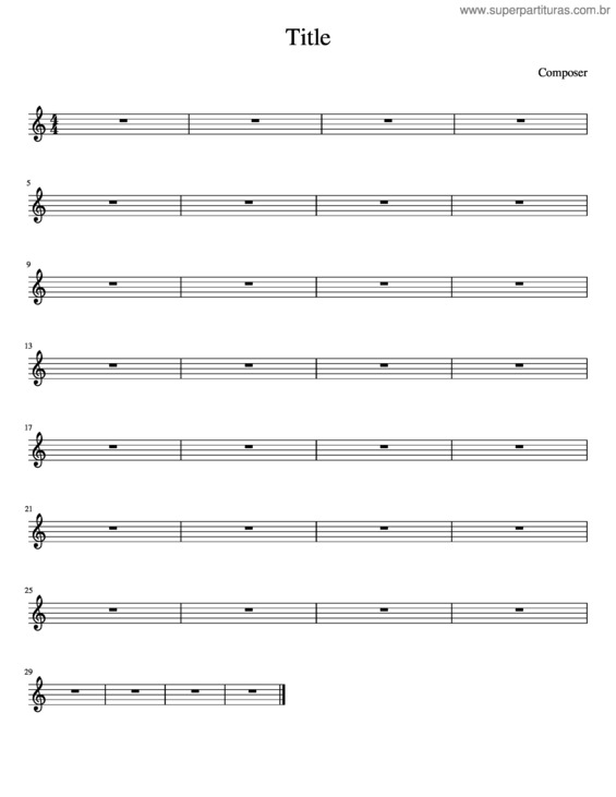 Partitura da música Minueto v.37