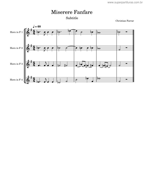 Partitura da música Miserere Mei, Deus v.21