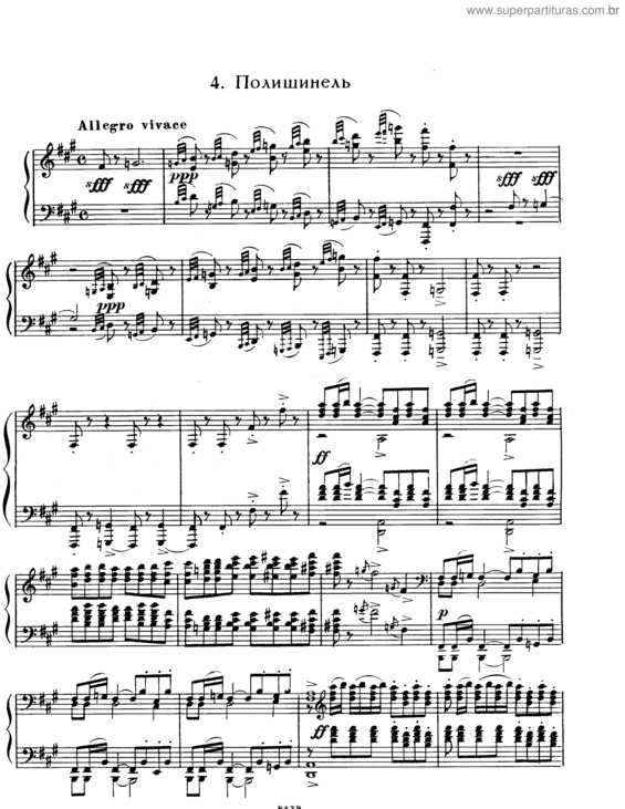 Partitura da música Morceaux de Fantaisie v.4