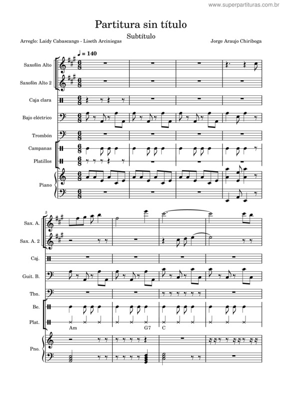 Partitura da música Morena La Ingratitud v.2