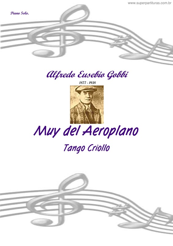 Partitura da música Muy del Aeroplano