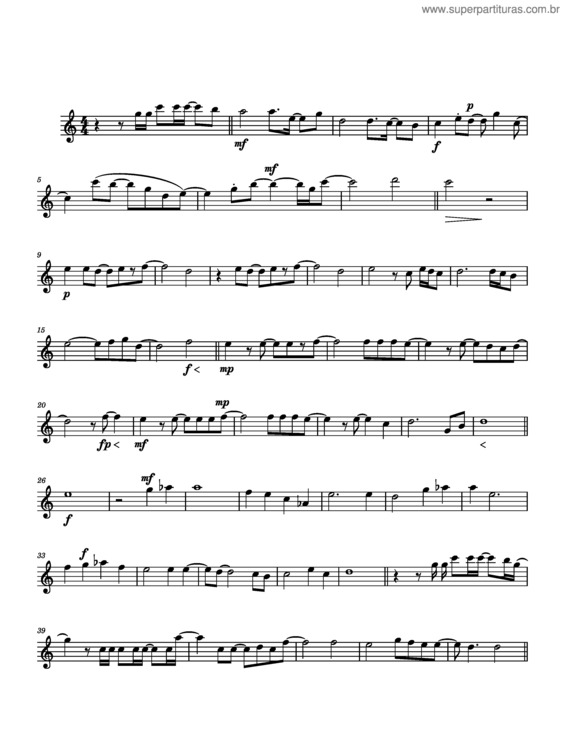 Partitura da música Olhos Da Fé v.2