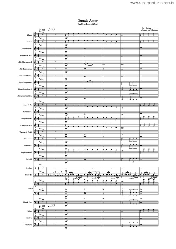 Partitura da música Ousado Amor v.13