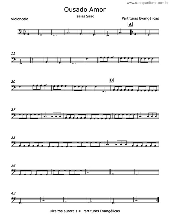 Partitura da música Ousado Amor v.20