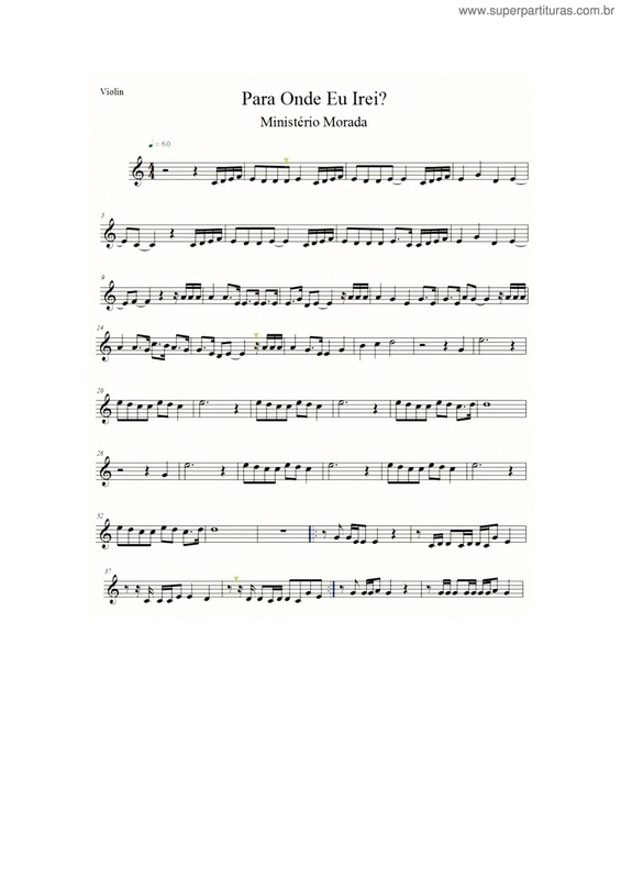 Partitura da música Para Onde Eu Irei v.4