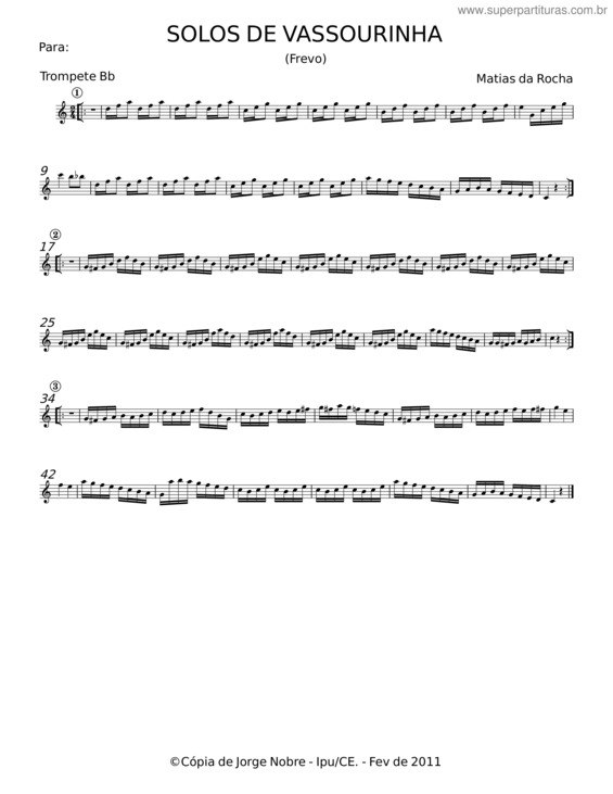 Partitura da música Partituras De Carnaval v.3