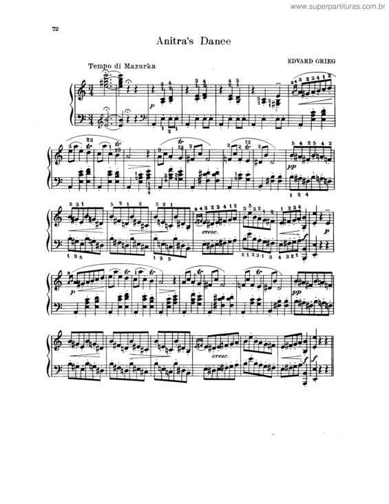 Partitura da música Peer Gynt Suite No. 1 v.3