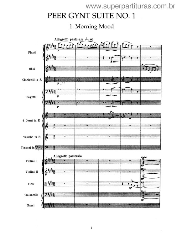 Partitura da música Peer Gynt Suite No. 1 v.6