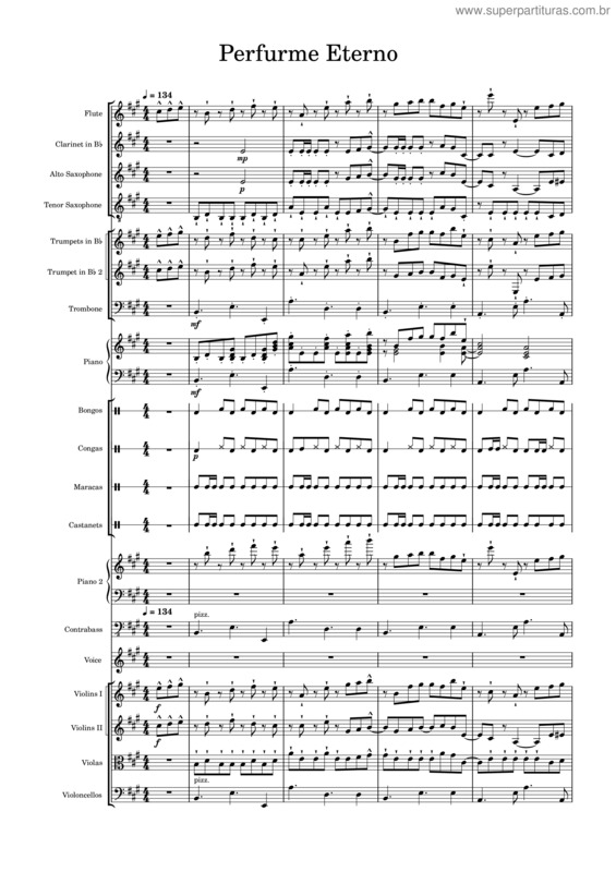 Partitura da música Perfume Eterno4