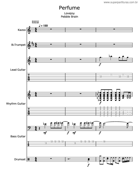 Partitura da música Perfume v.6