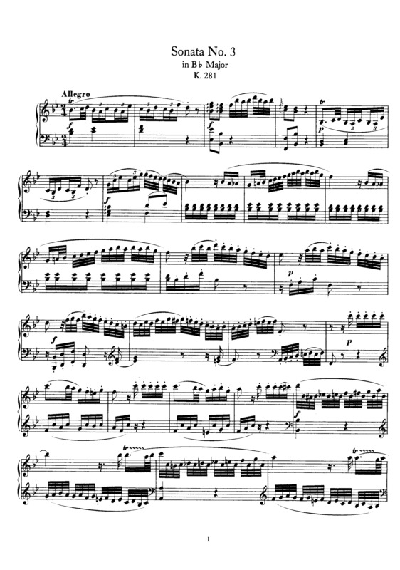 Partitura da música Piano Sonata No. 3 v.2