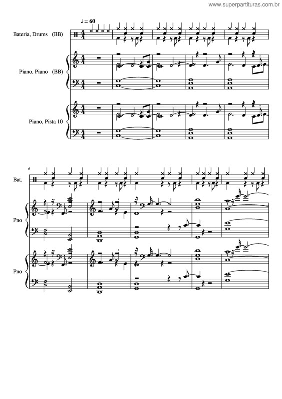 Partitura da música Poderoso Deus v.5