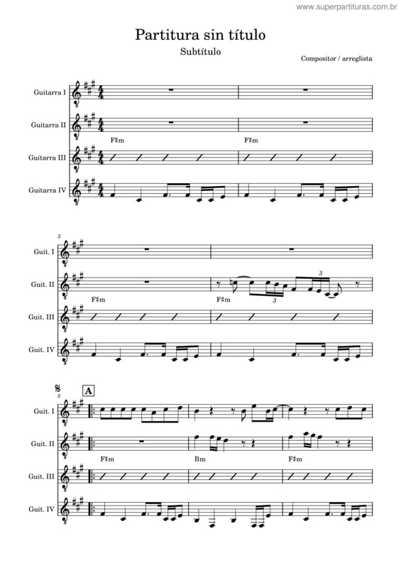 Partitura da música Por Que Será v.3