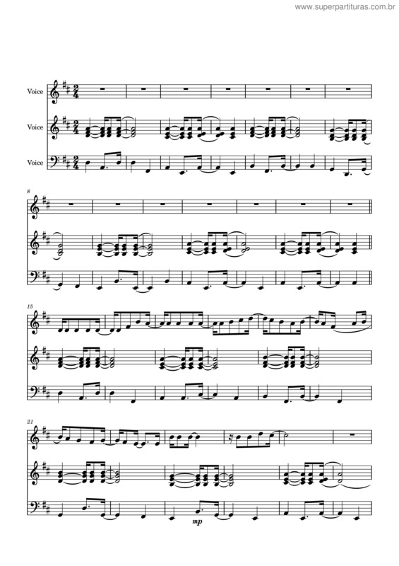 Partitura da música Pra Você Guardei O Amor v.3