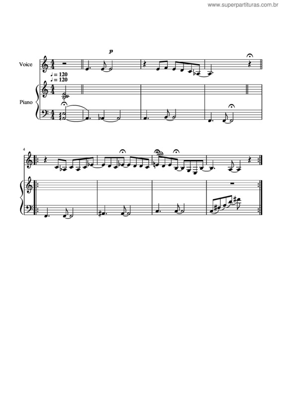 Partitura da música Preciso Dizer Que Te Amo Convertida