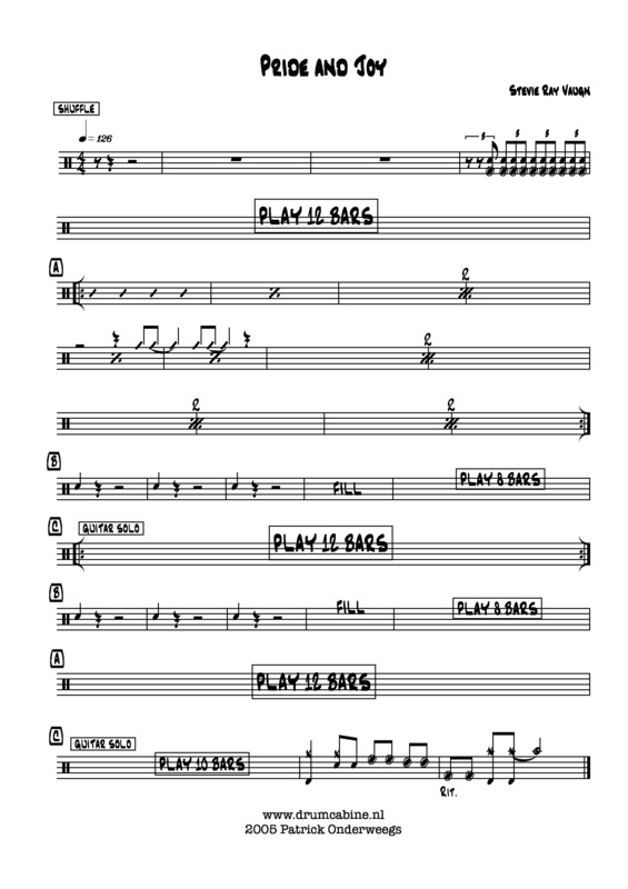 Partitura da música Pride And Joy