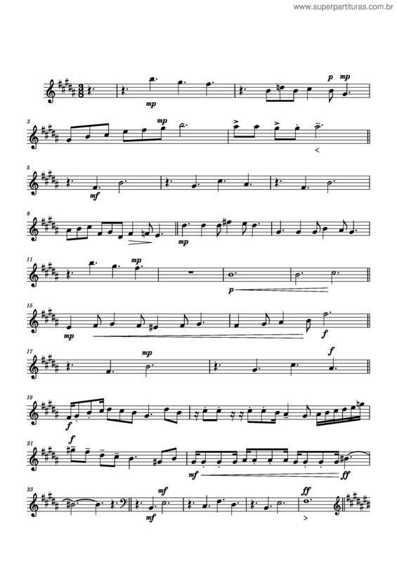 Partitura da música Qual Foi O Preço