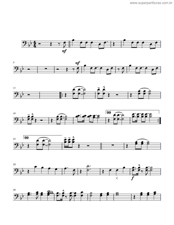 Partitura da música Quão Grande É Meu Deus v.4