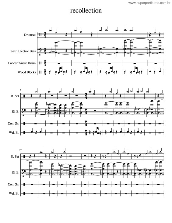 Partitura da música Que Sera v.3