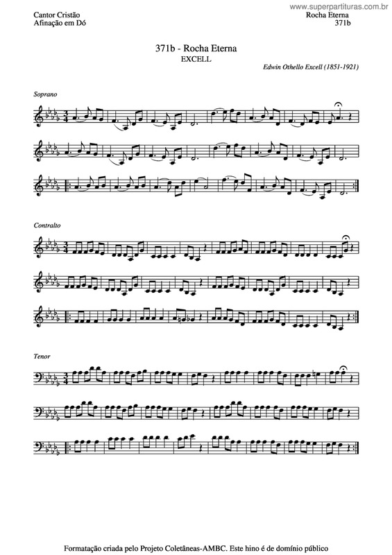 Partitura da música Rocha Eterna v.9